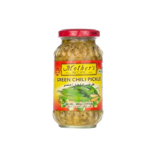 GREEN CHILLY PICKLE MOTHER'S (हरी मिर्च का अचार)