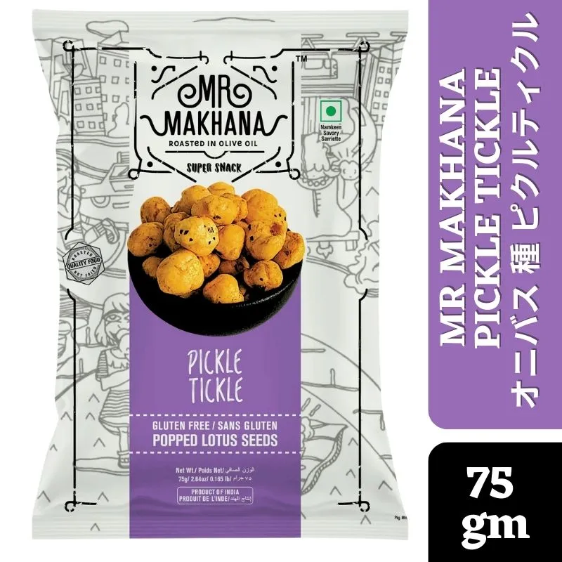 MR Makhana Pickle Tickle | मखाना पिकल टिक्कल -75gm