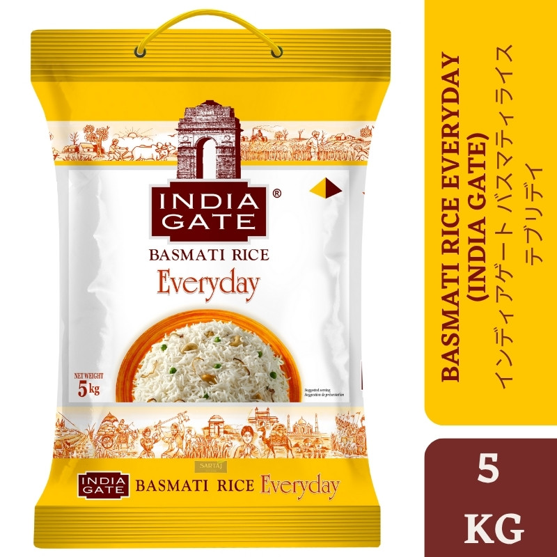 India Gate Basmati Rice Everyday- 5kg